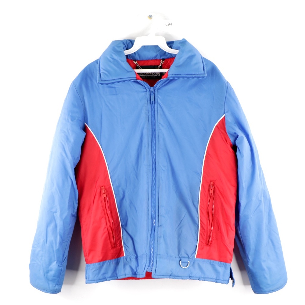 Vintage 70s Sears Snowmobiling Jacket Blue